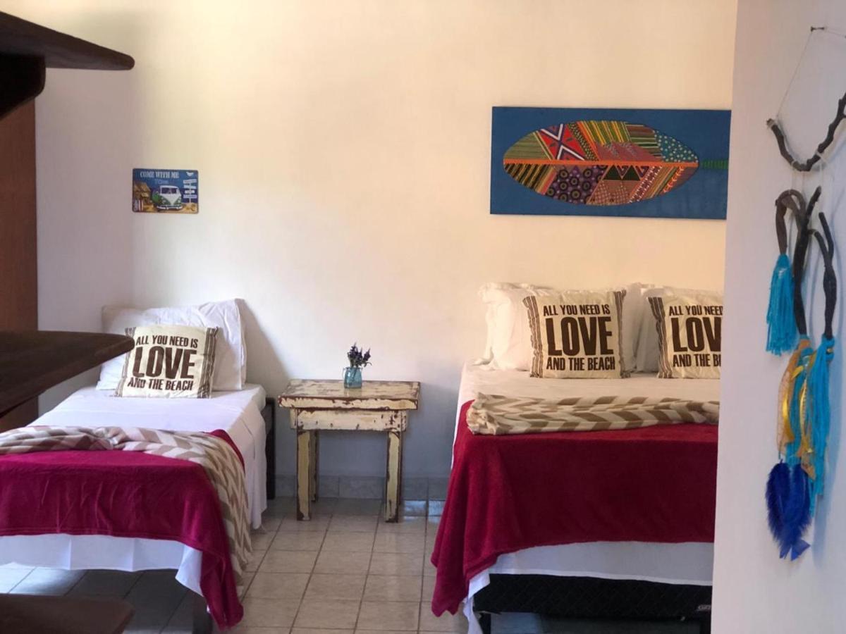 Quarto Triplo com Vista do Jardim